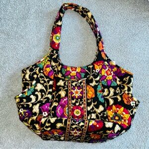 Vera Bradley Vibrant Floral Shoulder Bag